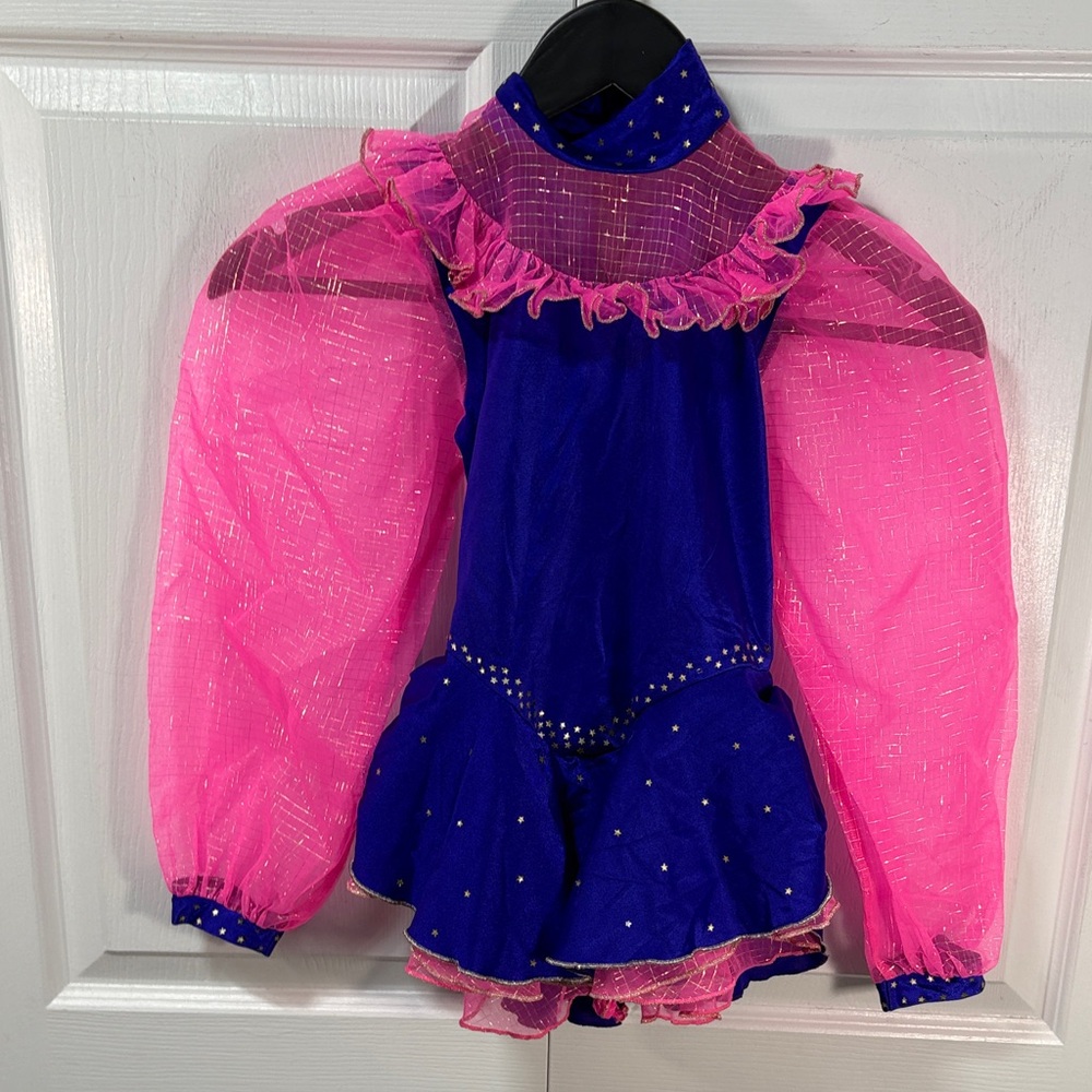 Kids Blue and Pink skating dress